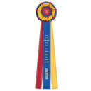 6-1/2" Berkshire 3 Rosette Award Ribbon