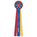 6-1/2" Kennet 3 Rosette Award Ribbon