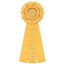 5-1/2" Peerless 3 Rosette Award Ribbon