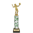 12" Custom Column Trophy with Black Base
