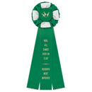 Iverson 3 Rosette Award Ribbon, 4-1/2” Top
