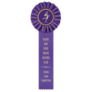 4" Ideal 1 Rosette Award Ribbon