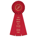 4-1/2" Luxury 3 Rosette Award Ribbon